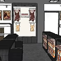 Fashion House Clothing Store Window Display With Mannequins And Trendy Outfits