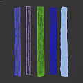 Collection of Rustic Wooden Logs With Natural Texture And Different Sizes