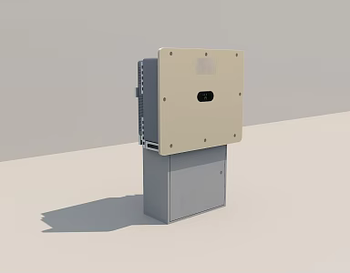 Inverter power distribution cabinet 3d model