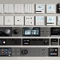 Modern Switch Smart Switch Function Panel Switch Socket Visual Panel 3d model