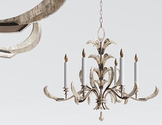 Light Luxury Chandelier 3d model