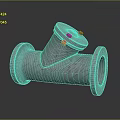 Stainless Steel Y Type Strainer Hardware Tool With Flanged Connections For Industrial Use