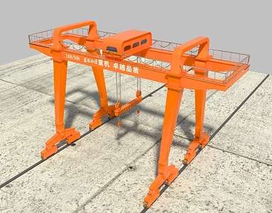 crane gantry crane gantry crane 3d model