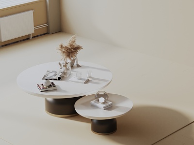 Modern coffee table model