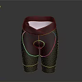 Black Athletic Shorts with White Accents and Simple Design for Daily Casual Wear