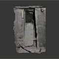 3D Model of Ancient Archaeological Site With Stepped Structure and Water Basin