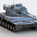 Chadillon Tanks World War II Tanks French Tanks 3d model