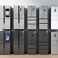 Modern refrigerator 3d model