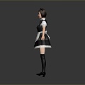 Maid Costume Servant Costume Maid Costume Medieval Maid Costume Costume Costume Fashion Everyday Costume 3d model