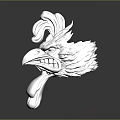 Silver Bird Shaped Clothing Accessory With Intricate Feather And Wing Design For Elegant Fashion Decor