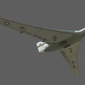 USAF Military Aircraft Featuring Large Wings Four Engines And Tail Emblem