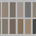 Various Colored Vertical Striped Wall Panels With Wooden Texture For Home Decor
