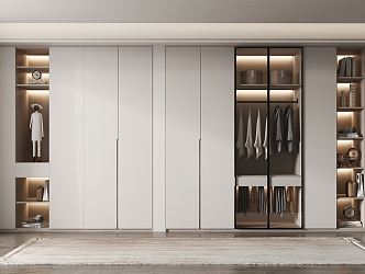 Modern wardrobe 3d model