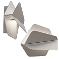 Modern Geometric Wall Sconce With Sleek Metal Design And Angular Abstract Shape 3d model