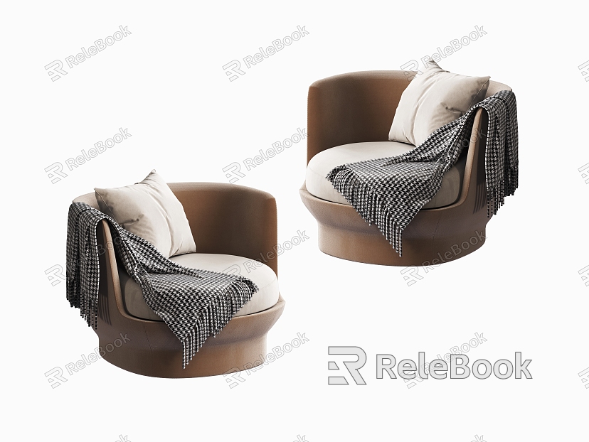 Modern single sofa single chair model