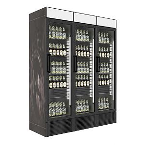 Modern Freezer Beverage Cabinet 3d model