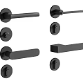Modern Stylish Door Handles With Various Designs Including Round Base And Sleek Bar