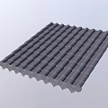 Ancient Architecture Traditional Gray Roof Tiles With Decorative Patterns And Wavy Edges