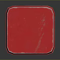Red Metal Commercial Tea Storage Tin With White Polka Dots Design
