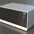 Panasonic Microwave Oven As Modern Kitchen Appliance With Digital Control Panel