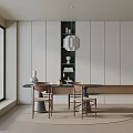 Modern table combination 3d model