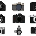 Modern Camera Combination 3d model
