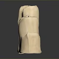 Natural Cream Colored Candles With Wooden Texture And Different Sizes On Black Surface