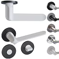 Modern Multicolor Door Handles With White Black Silver Styles And Contemporary Design