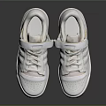 White Casual Leather Sneakers With Velcro Straps And Laces For Everyday Wear