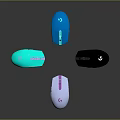Colorful Wireless Gaming Computer Mice With RGB Lighting And Ergonomic Design Features