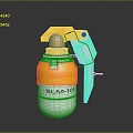 Grenade Grenade Gun Grenade Grenade Ammunition Military Grenade Smoke Bomb Science Fiction Grenade Throwing Weapon 3d model