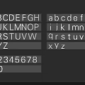 Clear Public Facility Character Display With Uppercase Lowercase Letters And Numbers
