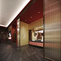 Modern Chinese Hotpot Restaurant Interior Design With Spacious Dining Area And Decorative Plants