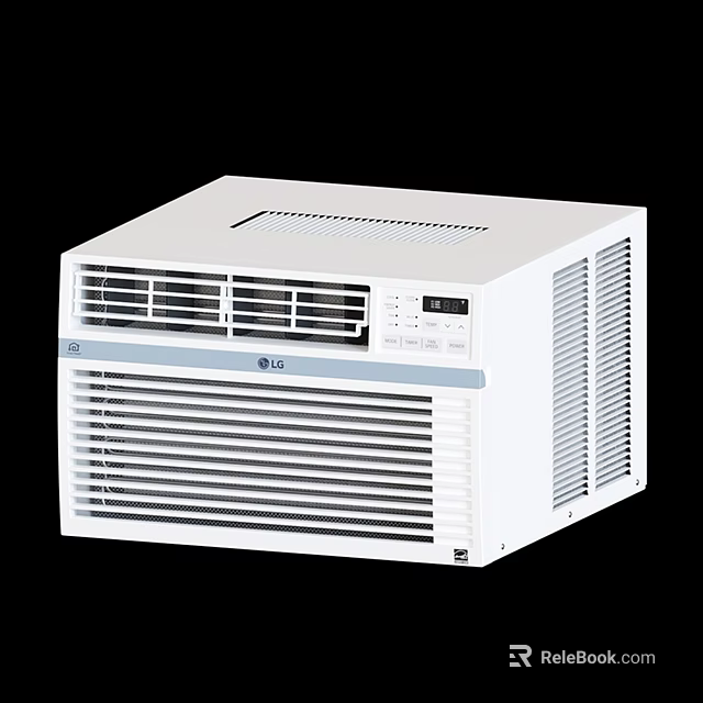LG White Window Type Air Conditioner For Daily Home Use Appliance 3d model 