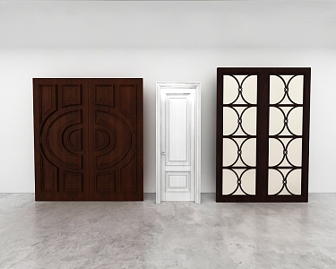 Door combination 3d model