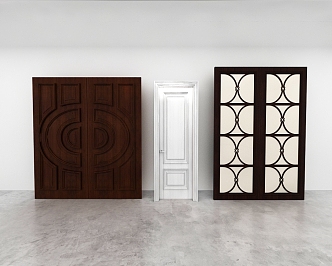 Door combination 3d model