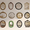 Decorative Mirrors With Various Shapes And Ornate Designs For Wall Decor