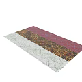Colorful Geometric Structural Components Featuring Intricate Interlaced Patterns And Lines