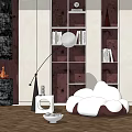 Modern Lazy Sofa Simple Lazy Sofa 3d model