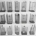 Modern Shower Sauna Various Designs With Glass Enclosures And Different Shapes