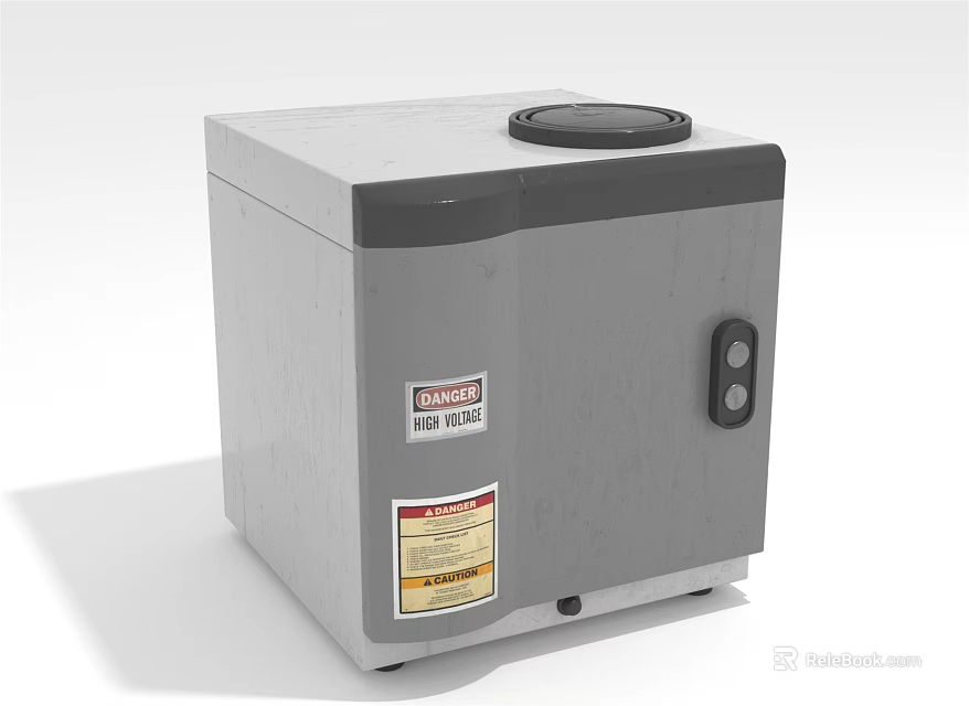 Practical Gray Bruno BZ168 Daily Household Appliance With Round Top And Control Panel 3d model 