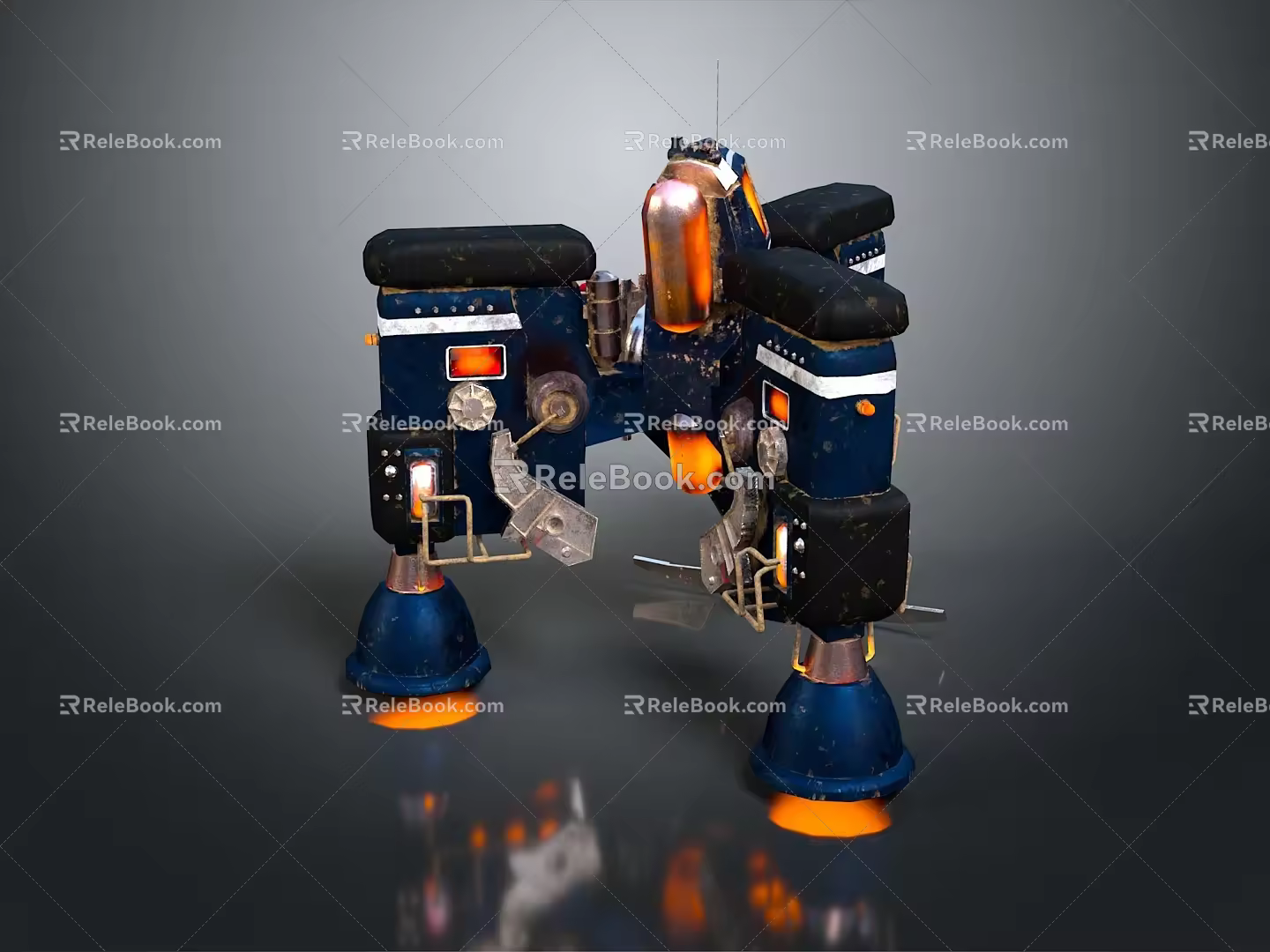 Mech Warrior Mech Soldier Machine Battlearm Mechanical Battlearm Machine Fighter Robot 3d model