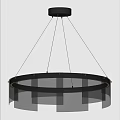 Modern chandelier combination 3d model