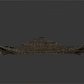 Traditional Architectural Structure With Square Shaped Thatched Roof And Natural Rustic Texture