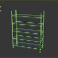 Sturdy Metal Shelving Unit With Multiple Blue Open Shelves For Storage And Organization