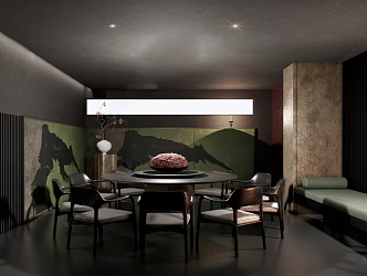 Room Restaurant Room 3d model