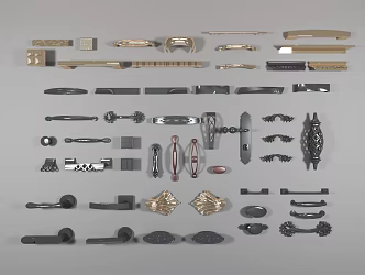 Modern Door Handle Door Handle Door Handle Door Handle Metal Door Handle 3d model