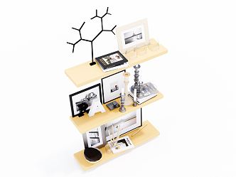 Modern Wall Shelf Wall Shelf 3d model