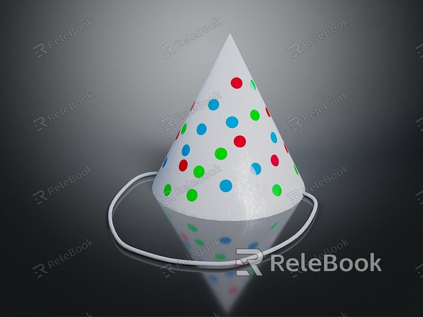 Modern hat party hat model