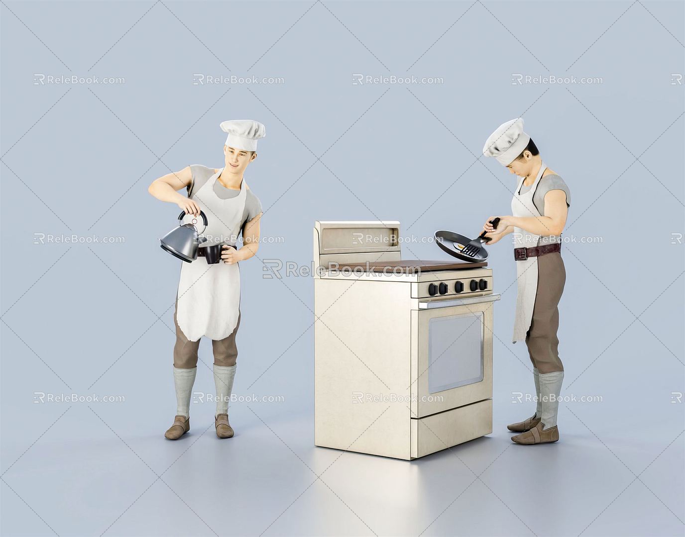 Modern Man Chef Male Chef Cake Maker Western Master Hotel Senior Chef model